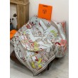 Sciarpa in seta Hermès Starry Night Chorus e fazzoletto quadrato in cashmere 140 01