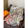 Sciarpa in seta Hermès Starry Night Chorus e fazzoletto quadrato in cashmere 140 01