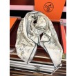Sciarpa in seta Hermès Starry Night Chorus e fazzoletto quadrato in cashmere 140 02