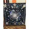 Sciarpa in seta Hermès Starry Night Chorus e fazzoletto quadrato in cashmere 140 03