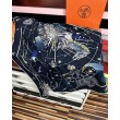 Sciarpa in seta Hermès Starry Night Chorus e fazzoletto quadrato in cashmere 140 03