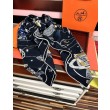 Sciarpa in seta Hermès Starry Night Chorus e fazzoletto quadrato in cashmere 140 03