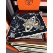 Sciarpa in seta Hermès Starry Night Chorus e fazzoletto quadrato in cashmere 140 03