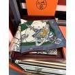 Qualità superiore replica Sciarpa in seta Hermès Starry Night Chorus e fazzoletto quadrato in cashmere 140 04