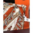 Sciarpa in seta Hermès Starry Night Chorus e fazzoletto quadrato in cashmere 140
