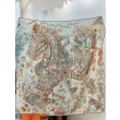 Sciarpa in velluto Hermès Surrealist Hermès Hub 140 Rosso