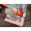 Sciarpa reversibile in cashmere Hermès Animal City, 140 blu