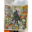 Qualità superiore replica Sciarpa reversibile in cashmere Hermès Animal City, 140 giallo