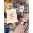 Qualità superiore replica Sciarpa reversibile in cashmere Hermès Animal City, 140 rosa