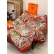 Qualità superiore replica Sciarpa reversibile in cashmere Hermès Animal City, 140 rosso