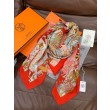 Qualità superiore replica Sciarpa reversibile in cashmere Hermès Animal City, 140 rosso