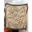 Alta gamma replica Sciarpa reversibile in cashmere Hermès con motivo a cavallo che salta 140 Verde