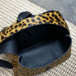 Replica Borsa a tracolla YSL Saint Laurent Le 5 à 7 piccola/media cavallino con stampa leopardata Imitazioni Replica qualità specchio Borsa a tracolla YSL Saint Laurent Le 5 à 7 piccola/media cavallino con stampa leopardata