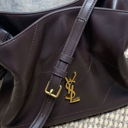 Replica Borsa a tracolla YSL Saint Laurent Jamie Caffè Imitazioni Replica qualità specchio Borsa a tracolla YSL Saint Laurent Jamie Caffè