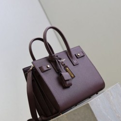 Replica Borsa tote Sac De Jour piccola/media/grande YSL Saint Laurent Borgogna Imitazioni Replica qualità specchio Borsa tote Sac De Jour piccola/media/grande YSL Saint Laurent Borgogna