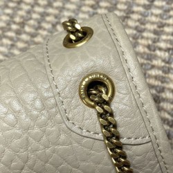 Replica Borsa a tracolla YSL Saint Laurent Mini Classic Niki 18cm Albicocca Imitazioni Replica qualità specchio Borsa a tracolla YSL Saint Laurent Mini Classic Niki 18cm Albicocca