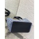 Replica Borsa Tote Dior Toujours piccola/media/grande blu denim Imitazioni Replica qualità specchio Borsa Tote Dior Toujours piccola/media/grande blu denim