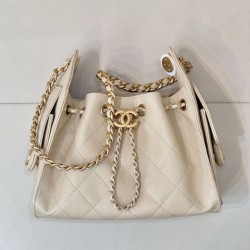 Replica Borsa hobo piccola Chanel 25 AS5631 Albicocca Imitazioni Replica qualità specchio Borsa hobo piccola Chanel 25 AS5631 Albicocca