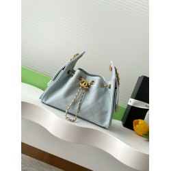 Borse Imitazioni hobo piccola Chanel 25 AS5631 Azzurro