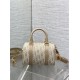 Replica Borsa Dior Groove 20 in tela jacquard Dior Oblique beige Imitazioni Replica qualità specchio Borsa Dior Groove 20 in tela jacquard Dior Oblique beige