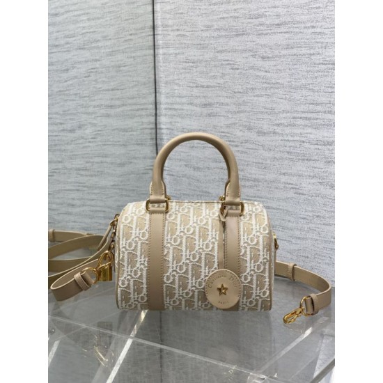 Replica Borsa Dior Groove 20 in tela jacquard Dior Oblique beige Imitazioni Replica qualità specchio Borsa Dior Groove 20 in tela jacquard Dior Oblique beige