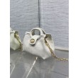Borse Replica a mano Dior Jolie Top Handle Mini Chain beige