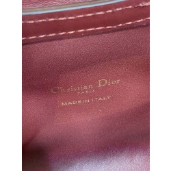 Borse Firmate Replica a mano Dior Jolie Top Handle Mini Chain bordeaux