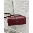 Borse Firmate Replica a mano Dior Jolie Top Handle Mini Chain bordeaux