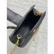 Borsa a mano Dior Jolie Top Handle Mini Chain nera
