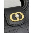 Borsa a mano Dior Jolie Top Handle Mini Chain nera