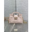 Borsa a mano Dior Jolie Top Handle Mini Chain rosa