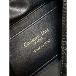 Borsa a secchiello Dior 30 Montaigne Mini Nero