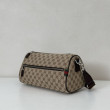 Replica Perfetta a tracolla cilindrica piccola da uomo Gucci in tela GG 834455 Replica Perfetta a tracolla cilindrica piccola da uomo Gucci in tela GG 834455