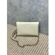 Borse Firmate Replica a tracolla classica Calypso Mini YSL Saint Laurent con catena Beige