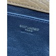 Borsa a tracolla classica Calypso Mini YSL Saint Laurent con catena Marrone
