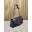 Borsa a tracolla grande YSL Saint Laurent Calypso Caffè