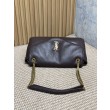 Borsa a tracolla grande YSL Saint Laurent Calypso Caffè