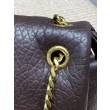 Borsa a tracolla grande YSL Saint Laurent Calypso Caffè