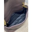Borsa a tracolla grande YSL Saint Laurent Calypso Caffè