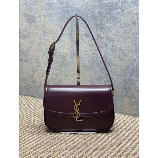 Borse Firmate Replica a tracolla media YSL Saint Laurent Solferino Box bordeaux Borse Firmate Replica a tracolla media YSL Saint Laurent Solferino Box bordeaux