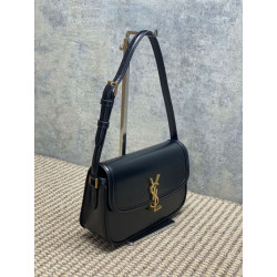 Qualità premium Borse Replica media YSL Saint Laurent Solferino Box Nero