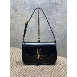 Qualità premium Borse Replica media YSL Saint Laurent Solferino Box Nero