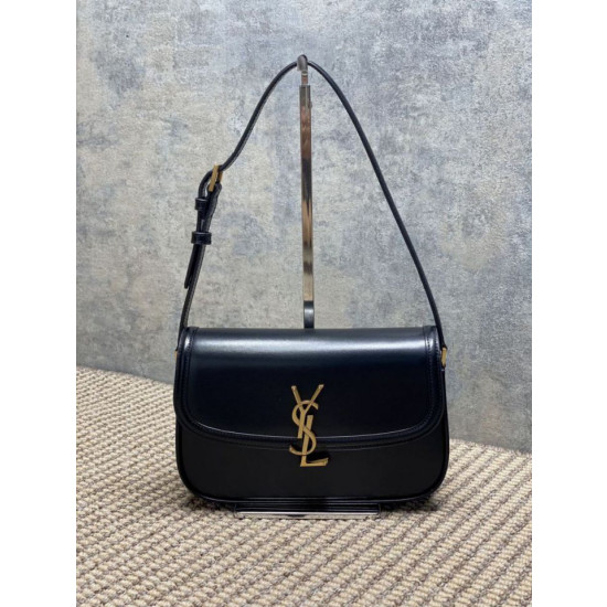Qualità premium Borse Replica media YSL Saint Laurent Solferino Box Nero Qualità premium Borse Replica media YSL Saint Laurent Solferino Box Nero