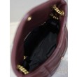 Bora Pari all'originale replica a tracolla piccola Loulou puffer YSL Saint Laurentnappa Maroon