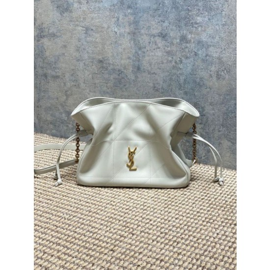 Borsa a tracolla YSL Saint Laurent Jamie Bianco