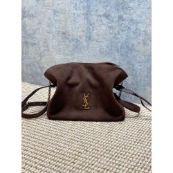 Borsa Replica 1:1 a tracolla YSL Saint Laurent Jamie pelle scamosciata Caffè