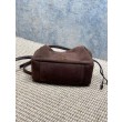 Borsa Replica 1:1 a tracolla YSL Saint Laurent Jamie pelle scamosciata Caffè