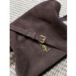 Borsa Replica 1:1 a tracolla YSL Saint Laurent Jamie pelle scamosciata Caffè