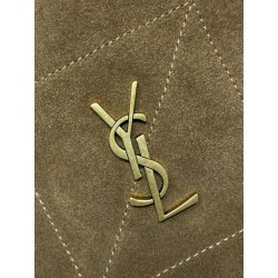 Borsa a tracolla YSL Saint Laurent Jamie pelle scamosciata Caramello