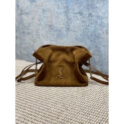 Borsa a tracolla YSL Saint Laurent Jamie pelle scamosciata Caramello